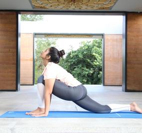 Ashwa Sanchalanasana Equestrian pose