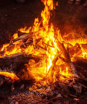 Culture - Lohri festival fire-place