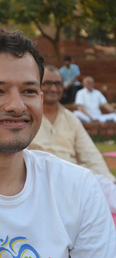 Smiling face - Aman Buddhiraj in Amphitheatre