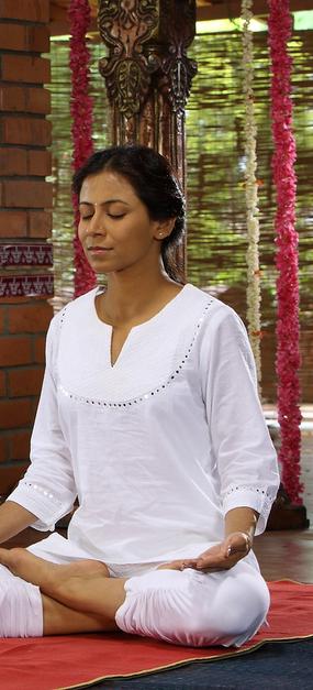 Yoga_Yoga posture for meditation