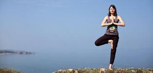 Yoga at Baikal lake