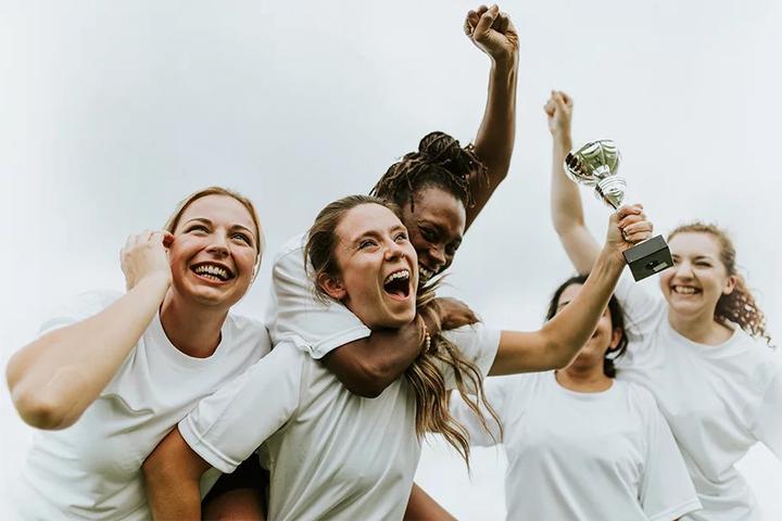 banner-sports-excellence-group of girls won prize-meditation