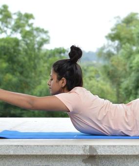 viparita shalabhasana superman pose featured image