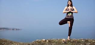 Yoga at Baikal lake